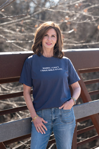 Sorry I Cant I Have Bible Study Tee