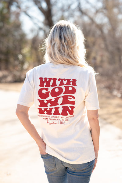 With God We Win Tee