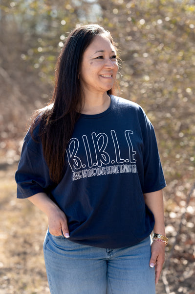 B.I.B.L.E (BASIC INSTRUCTIONS BEFORE LEAVING EARTH) TEE